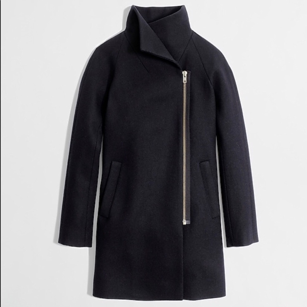 Black J crew Peacoat size 4
